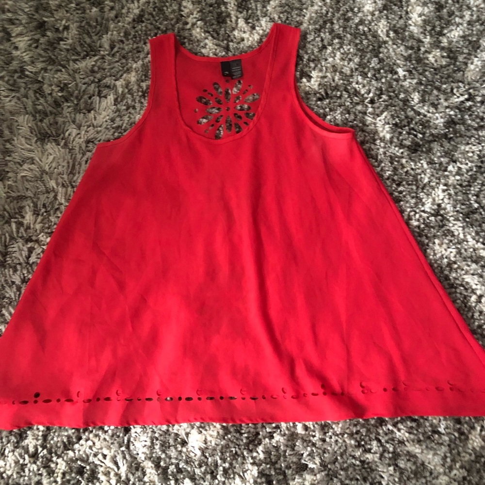 Red fun and flirt shirt